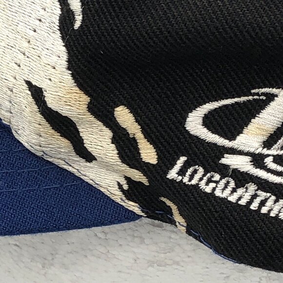 Vintage Dallas Cowboys 90’s Logo Athletics Pro Line Black Splash Snapback Hat - Picture 4 of 12